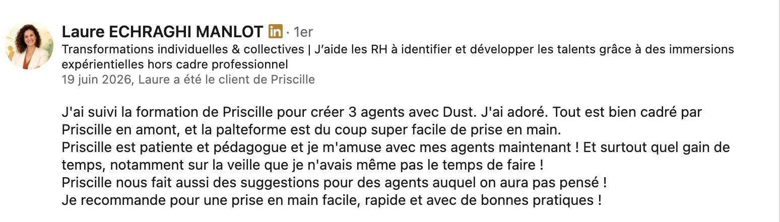Témoignage LinkedIn